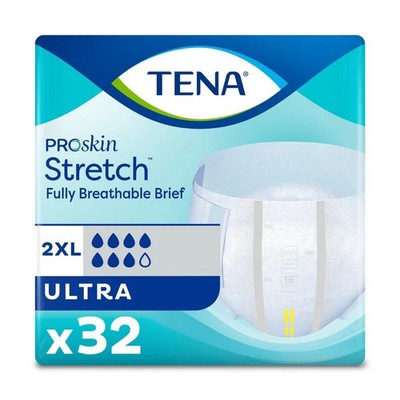 Unisex Adult Incontinence Brief TENA  Stretch Ultra Tab