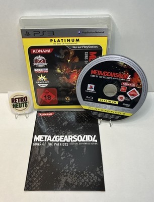 Metal Gear Solid 4 Guns of the Patriots - Sony PlayStation 3 - PS3 Spiel Ovp Cib
