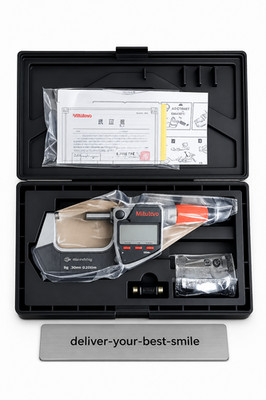 Mitutoyo 293-141-40 MD-E50 Digimatic Mikrometer 25-50 mm Präzisionswerkzeug N...