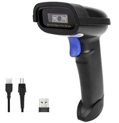 List Lot # LF6780: NETUM Bluetooth Barcode Scanner Compatible w 24G Wireless 