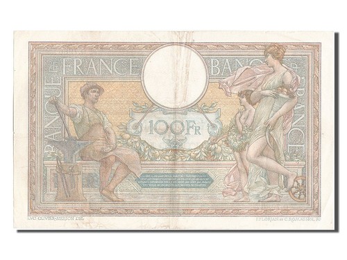[#203168] Biljet, Frankrijk, 100 Francs, 100 F 1908-1939 ''Luc Olivier Merson'', - Afbeelding 2 van 2