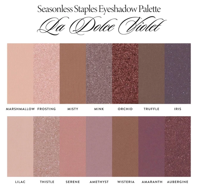LAURA GELLER NEW YORK Staples 14 Multi-Finish Eyeshadows - La Dolce Violet - Image 3 of 4