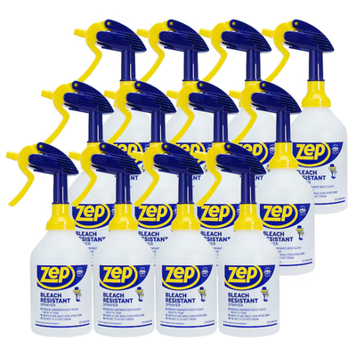 #ad SALE Zep 12 Pack 32 oz Plastic Bleach Resistant Sprayer 2.0 Whole bottle $50.11