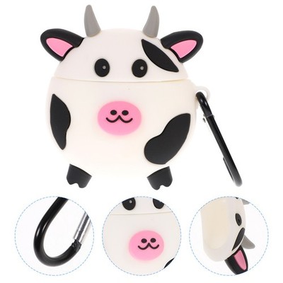 1Pc Cow Earbuds Case Silikonbox Earpieces Protector Kompatibel mit AirPods 1/2