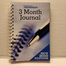 Weight Watchers WW MOMENTUM 3 Month Journal Diary Tracker 2009-10 GENTLY USED