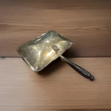 Antique F.B. Rogers Silver Co Silent Butler Silver Over Copper Lion Crest TM 83