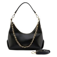 Seidenfelt Huuvari Schultertasche 25Cm #SDF-1090-288 (Black)