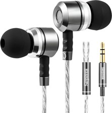 Sephia SP3060 Wired In-Ear Headphones HD Bass Aluminum Earbuds with Case