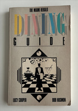 1983 The Miami Herald Dining Guide Lucy Cooper Florida Restaurant Review Book