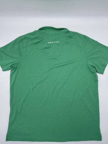 Oakley Poloshirt Herren XL Grün Hydrolix Regular Fit Performance Golf Neu ohne Etikett - Bild 4 von 7