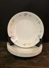 Corelle Secret Garden Dinner Plate 10.25" Vitrelle Glass Flower Made in USA VTG