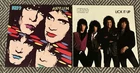 (2) Vintage KISS Vinyl LP Lot Lick It Up Asylum 1980s Non Makeup Record Albyms