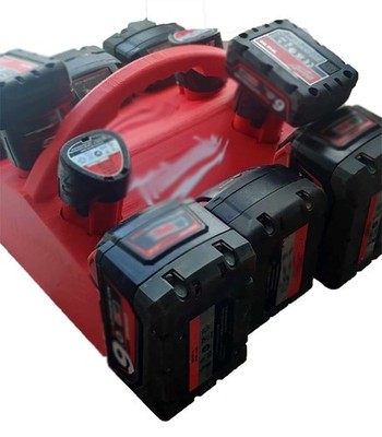 Six-Battery Storage Insert Compatible with Packout System   Fits M18 & M12