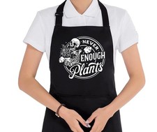 Easily Distracted by Plants Gardening Apron for Women with Pockets Gifts