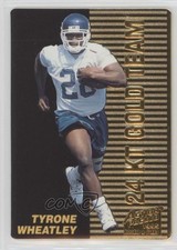 1995 Action Packed Rookies & Stars 24K Gold Team Tyrone Wheatley #4 0q3