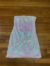 Forever 21 Sequin Strapless Mini Dress Women's Size Medium NWT $27.90