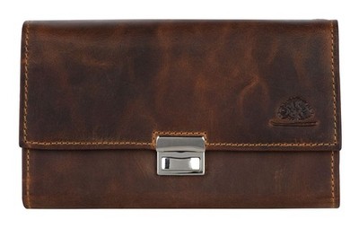 GREENBURRY Vintage Waiter Wallet RFID Kellnerbörse Geldbörse Brown Neu