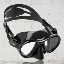 Adult Free Diving Photographer Low Volume Mask w/ Silicone Skirt-Metis By Cressi