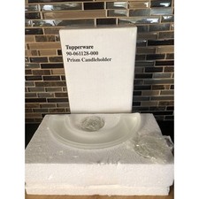 SET PORTACANDELE PRISMA TUPPERWARE 90-061128-000 NUOVO in scatola