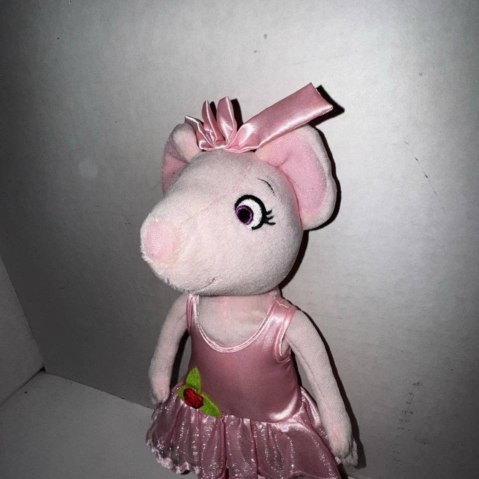 2013 Madame Alexander Angelina Bailarina Muñeca de Peluche Vestido Rosa 13” Lavable Foto 3 de 4