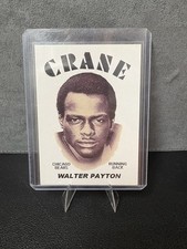 Walter Payton 1976 MSA Crane Potato Chip Rookie Card. rookie card picture