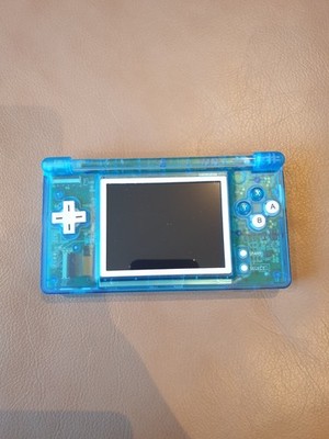 Gameboy Macro Konsole, Nintendo Custom GBA, Blau Beschreibung lesen, Ersatzteile Reparatur