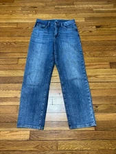 JAG Jeans High Rise Relaxed Tapered Leg Womens Size 8 Blue Stretch Denim Pants