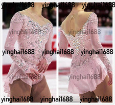 New figure skating dress Y0460--Pink