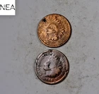 1867+1869 Indian Head Penny Cent Set/Lot ~ Semi-Key Dates ~ ZIL42