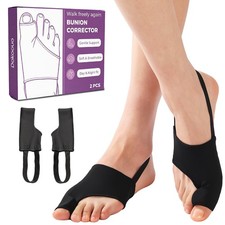 2PCS Bunion Corrector for Women  Men, Big Toe Straightener with Splint  Pad...