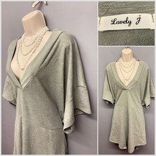 Lovely J Women's Grey Plus Size Playsuit 3XL UK 18-30 Stretchy