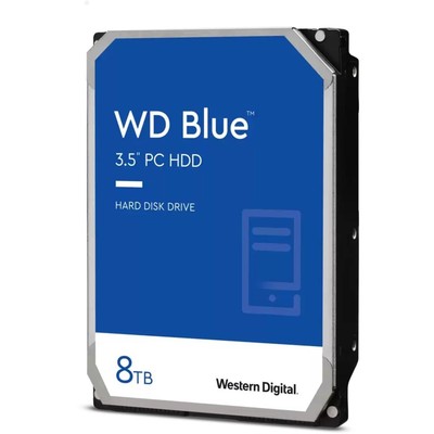 WD Blue 8TB SATA 6Gb/s HDD Desktop WESTERN DIGITAL WD80EAAZ (0718037898346)
