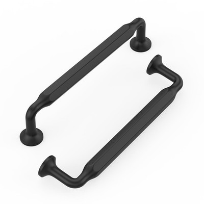 Matte Black Cabinet Pulls Set of 10 5 Inch128mm Hole Centers Handles