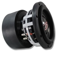 B2 Audio RAMPAGE 6.5" 1000 Watt RMS Carbon Fiber Dual 2-Ohm Voice Coil Subwoofer