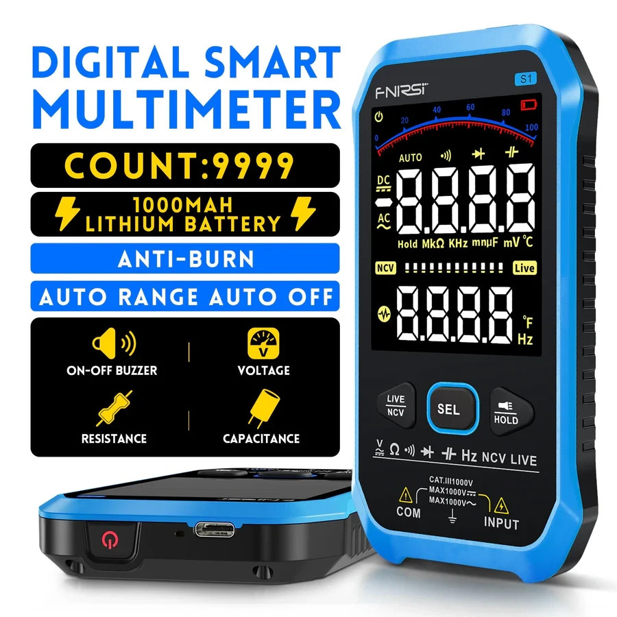Fnirsi , Multimeter, S1 Digital Multimeter (Hand-Multimeter) - Bild 2