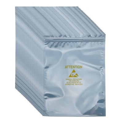 Für Anti Static 100 Stück ESD Beutel 7,1'' x 9,8'' Wiederverschließbar Silbergrau
