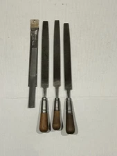 Vintage Craftsman File/Rasp Set 4 In Hand Bastard Wooden File Handles