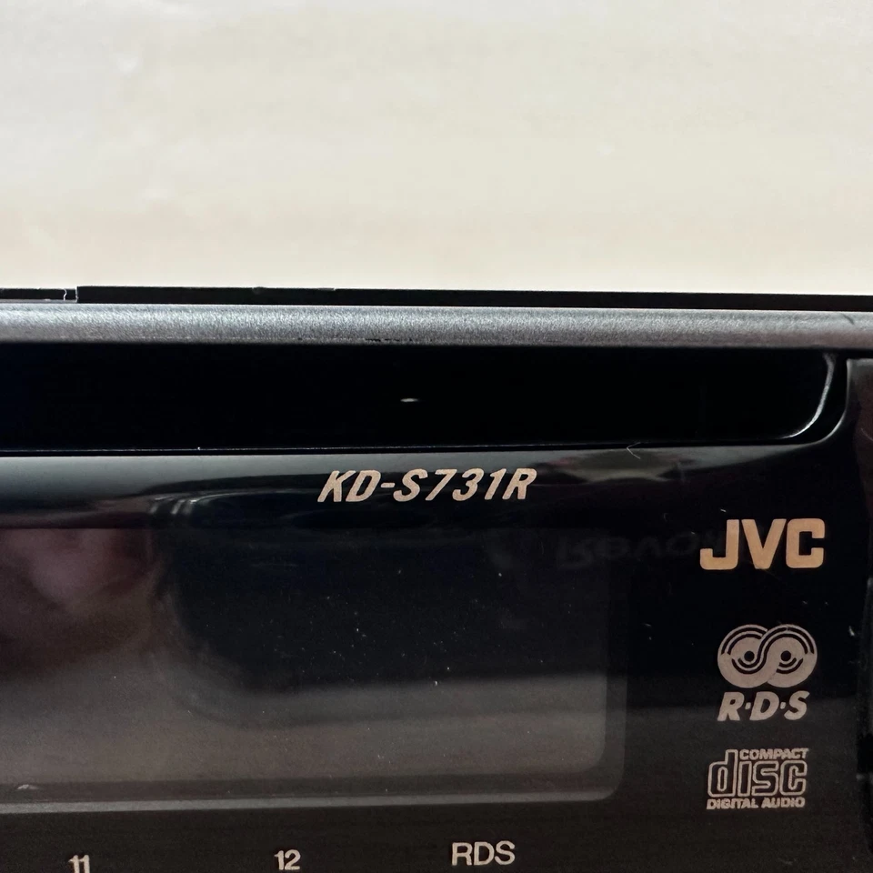 Autoradio JVC KD-S731R RDS CD FM AM 45Wx4 Façade Détachable Vintage Testé OK - Photo 4/4