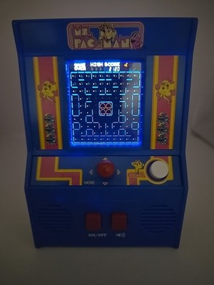 Ms. Pac-Man Video Game Arcade Handheld Electronic Game Retro 2018 Bandai Namco