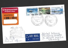 Australia Antarctic AAT 2003 Registered Cover Casey to Germany, $1.5 franking
