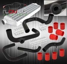 Integra/Civic JDM Bolt On Black 2.5" Turbo Intercooler Piping Kit W/ BOV Flange