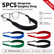 5pcs Sport Sunglasses Strap Neck Cord Eyeglass Lanyard Holder for Glasses String