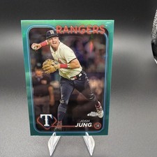 2024 Topps Chrome Logofractor Edition - Josh Jung #214 Aqua Refractor /199