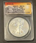 2014 Silver American Eagle MS-70