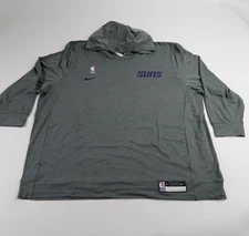 Phoenix Suns Nike NBA Authentics Long Sleeve Shirt Men's Gray New