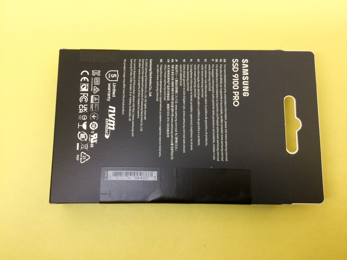 SAMSUNG 9100 PRO 8TB M.2 2280 PCIe 5.0x4 NVMe Internal SSD MZ