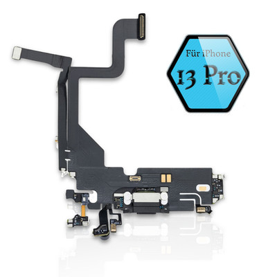 Original Apple iPhone 13 Pro Ladebuchse Schwarz Charging Port Flex Connector