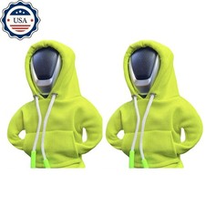 2pc Car Gear Shift Cover Mini Hoodie Car Gear Shift Knob Cover Shirt Green Shift 2pc Car Gear Shift Cover Mini Hoodie Car Gear Shift Knob Cover Shirt Green Shift