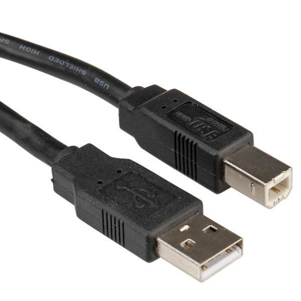 Roline 11.02.8808 Usb 2.0 Cable. Type A-B 0.8 M
