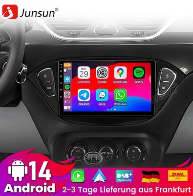 9'' Android 14 Carplay Autoradio Für Opel Corsa E/Adam GPS Navi WIFI BT SWC 4+64G